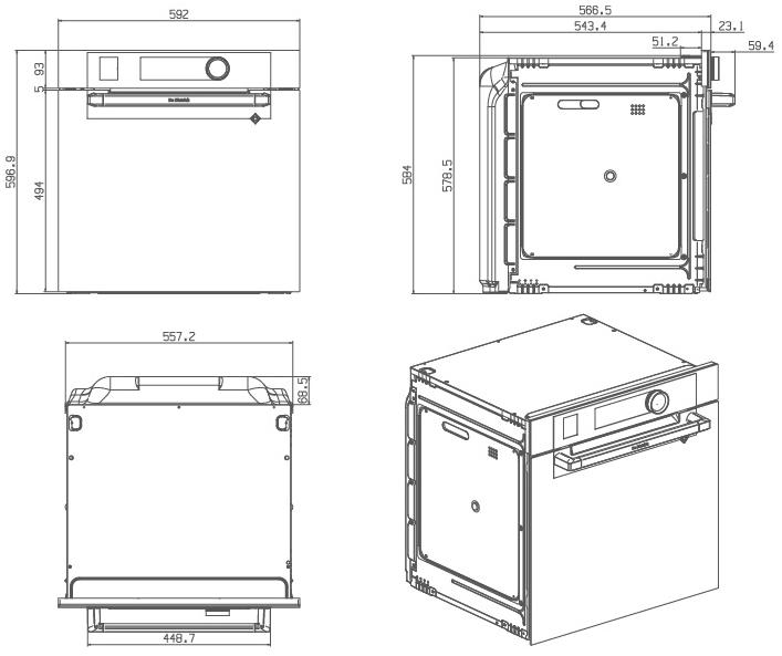  De Dietrich DOP7231A