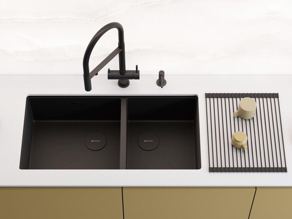  Omoikiri Taki 85-2-LB-U/IF Side GB графит