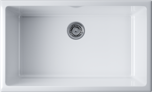  Omoikiri Okinoshima 76-U/I-WH-Glossy Natceramic белый глянцевый