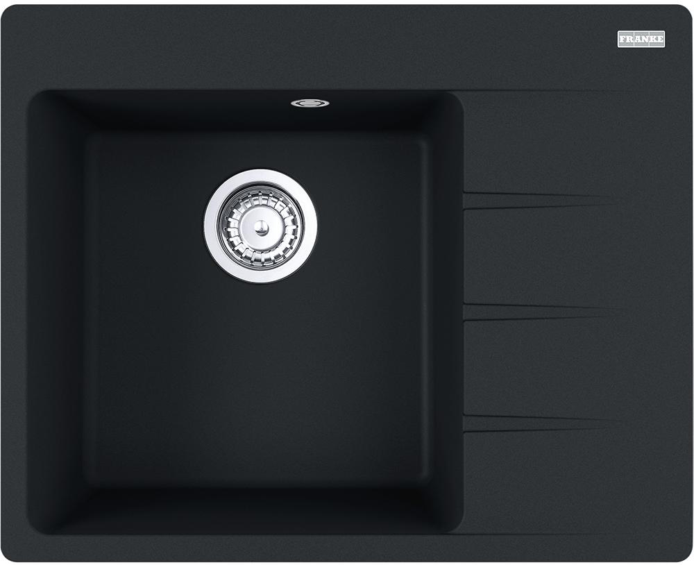 Мойка Franke Centro CNG 611/211-62 TL чаша слева черный матовый