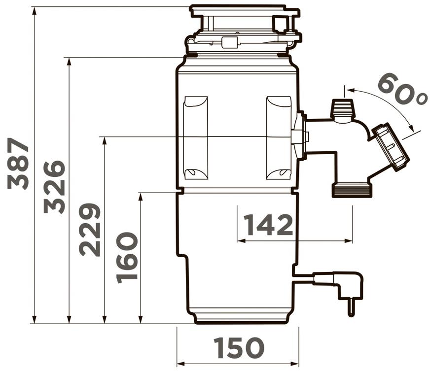  Omoikiri NAGARE SLIM 1250 AZ 4995066