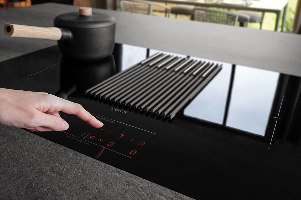 Варочная панель с вытяжкой Elica NIKOLATESLA LIBRA EVO BL/A/83