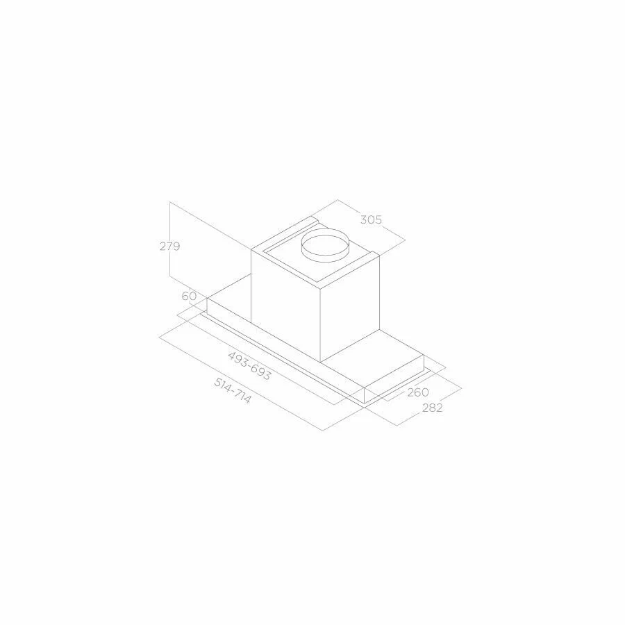  Elica HIDDEN ADVANCE BL MAT/A/72