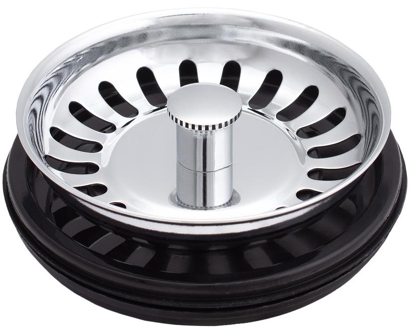 Металлическое ситечко для вставки в горловину Bone Crusher LB9143-CP хром