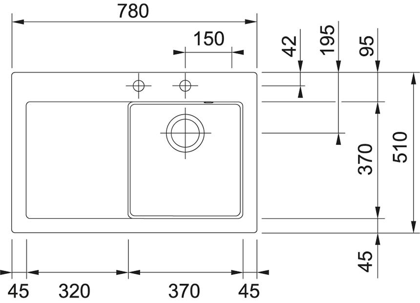  Franke Mythos MTK 611-78 белый