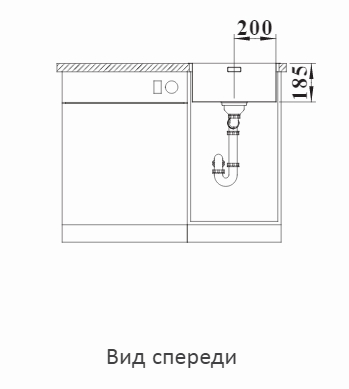  Blanco Solis 400-IF нерж. сталь полированная