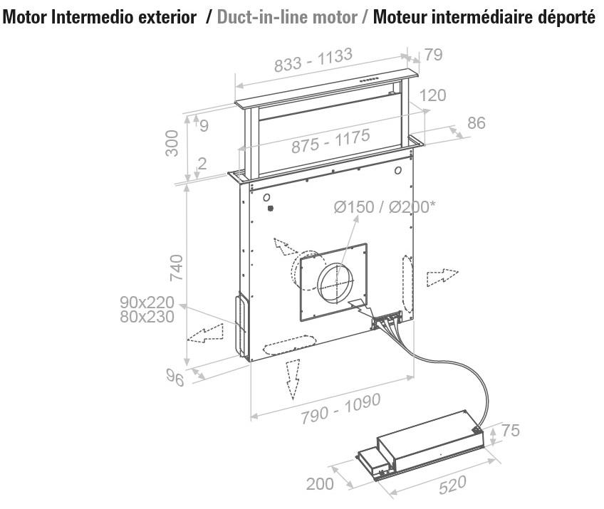  Pando E-320/90 INOX CT V.1200