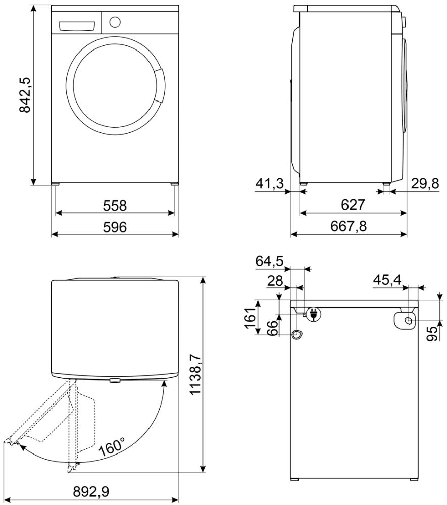  Smeg WM3T24RU