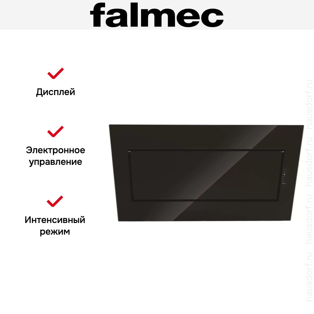 Вытяжка Falmec Quasar 60 Vetro (800) stec black