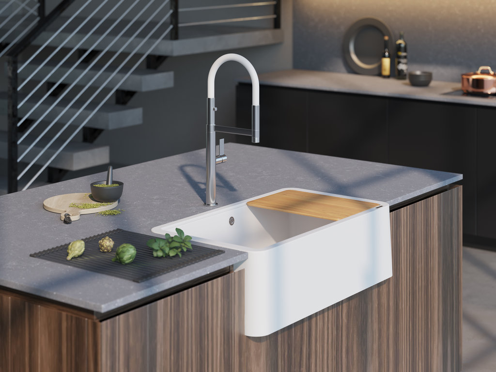 Мойка для кухни Omoikiri Tarento 83-U/I-BL черный