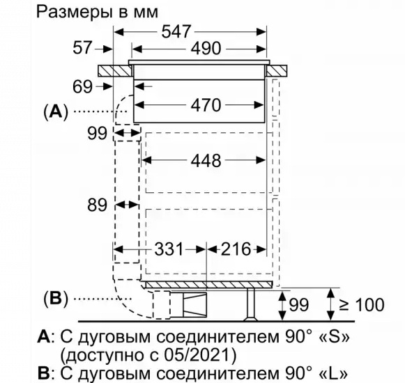 Индукционная варочная панель с интегрированной вытяжкой BOSCH PXX875D67E