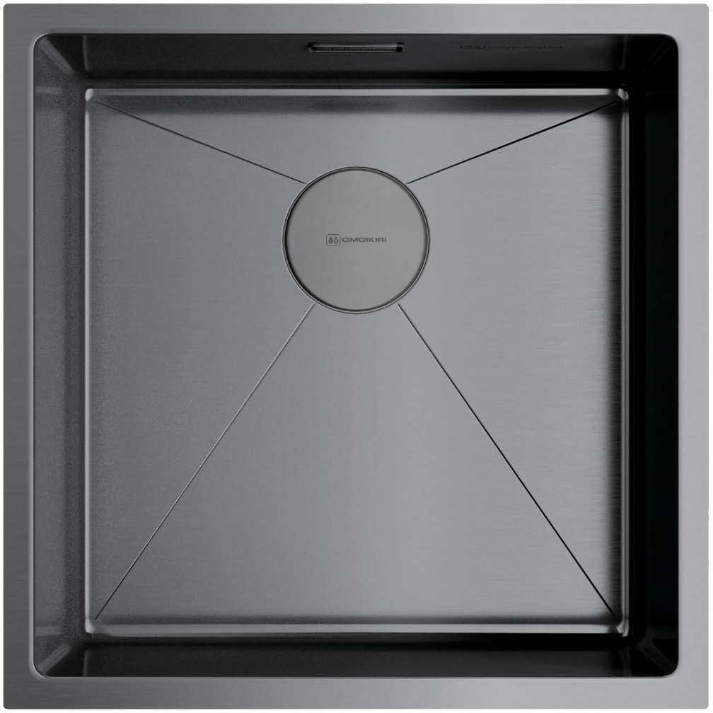  Omoikiri Taki 44-U/IF GM вороненая сталь